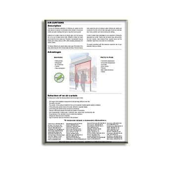 Catalog of air curtains завода Rosenberg